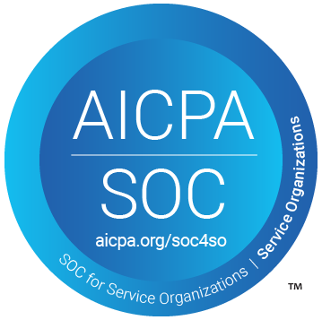 AICPA SOC 2 compliance badge